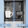 Euhomy Top Loading Water Cooler for 5 Gallons, 3 Temperature Settings-Cold/Hot/Warm, Child Safety Lock, Water Dispenser for Apartments, Schools, Companies, Black(2 Spouts-top load)