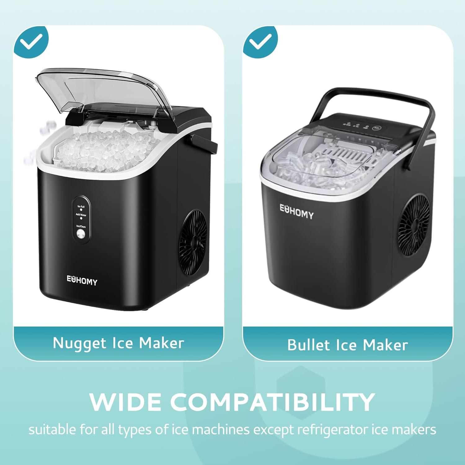 image:imageEUHOMY Ice Machine Cleaner Descaler 16 Fl OZ Ice Maker Cleaner 4 Uses Per Bottle Ideal Universal Descaling Solution for All Brands Ice Maker Single Use Coffee and Espresso Machines32 Fl Oz Pack of 1