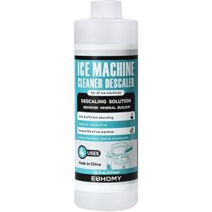 EUHOMY Ice Machine Cleaner Descaler, 16 Fl OZ Ice Maker Cleaner (4 Uses Per Bottle), Ideal Universal Descaling Solution for All Brands Ice Maker, Single Use Coffee and Espresso Machines(16 Fl Oz (Pack of 1))