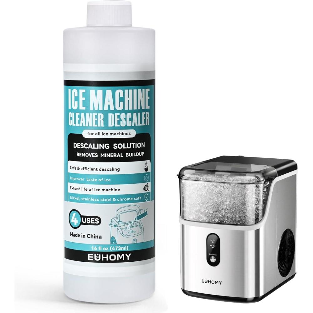 image:imageEUHOMY 24 Ice Ball Maker Countertop 3Pcs Ready in 40Mins 108PcsDay SelfCleaning Sphere Ice Maker Machine with Crystal Clear Ice Round Ice Cube Maker for Whiskey amp BourbonOrange