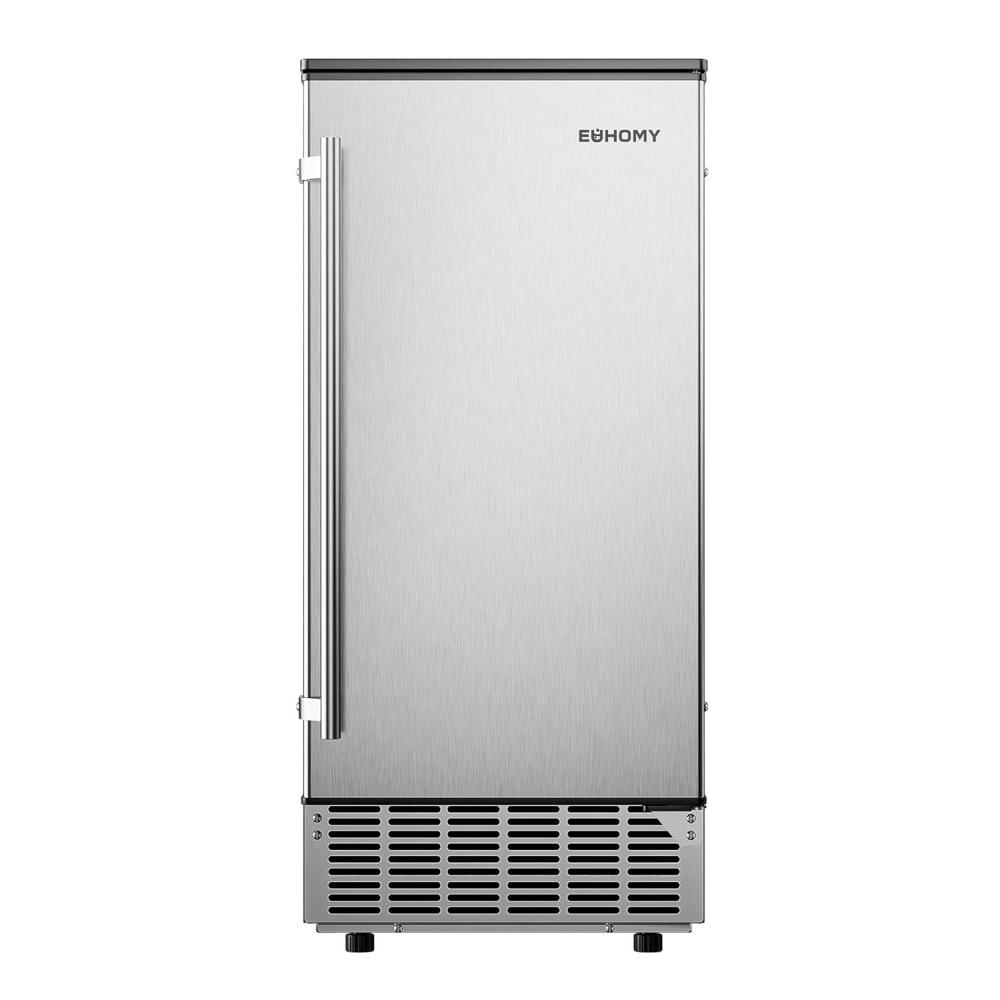 image:imageEUHOMY Under Counter Ice Maker with Drain Pump 90 lbsDay Ice Machine AutoCleaning amp 24H Timer Stainless Steel Commercial Ice Maker with 24 lbs Storage for HomeBarCafeRestaurant85lbsday