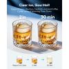 EUHOMY 2.4″ Ice Ball Maker Countertop, 3Pcs Ready in 40Mins, 108Pcs/Day, Self-Cleaning Sphere Ice Maker Machine with Crystal Clear Ice, Round Ice Cube Maker for Whiskey & Bourbon(Black)
