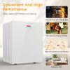 EUHOMY 1.5 Cu.ft. Portable Clothes Dryer, 850W Compact Dryer with Exhaust Hose, Mirror Finish, LCD Touch Panel, 4 Drying Modes, 5.5lbs Capacity, Portable Dryer for Apartments, Dorms, Rvs, Black(White)