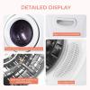 Euhomy 1.5 Cu.Ft Portable Dryer, 850W Clothes Dryer with Stainless Steel Drum, 4 Functions, LED Control Panel, 120V portable dryers for laundry, Suitable for Apartments, Dorm, RVs, White(2.65 Cu.Ft. No.1)