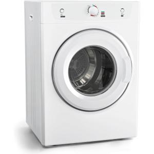 Euhomy Portable Clothes Dryer, 1.5 Cu.Ft. Portable Dryer, 850W Drying Machine with Front-Loading Stainless Steel Drum, 5 Functions, Suitable for Apartments, Dorms, RVs, Small Spaces(3.5 cu. ft.)