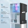 Euhomy Self Cleaning Bottom Loading Water Cooler Dispenser, with UV Lights Stainless Steel Water Cooler for Home, Office, Living Room, 3 Or 5 Gallon Bottle,Black(Black)