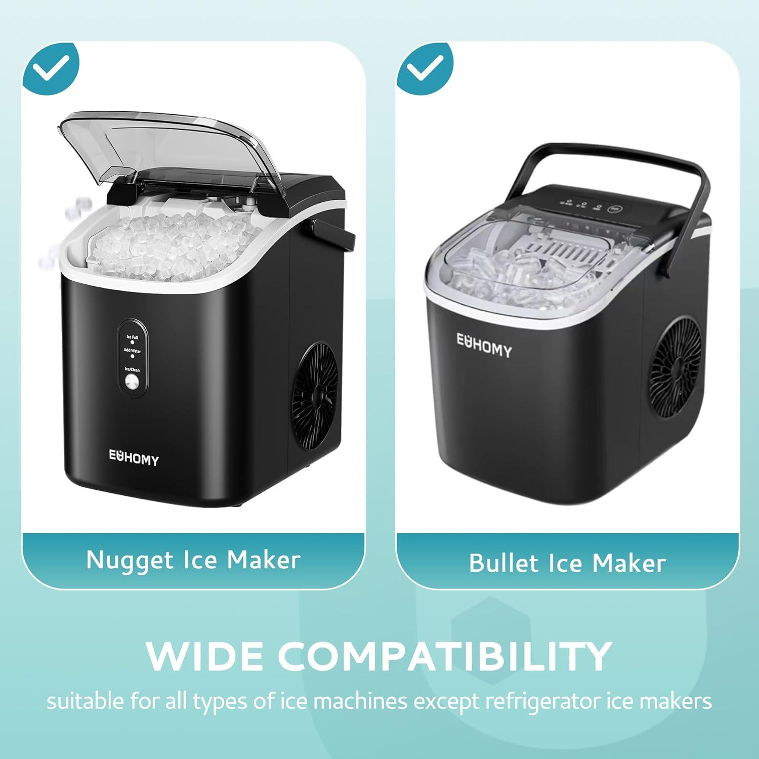 image:imageEUHOMY Max 33 Uses Ice Machine Cleaner Descaler 1 Gallon 375L 128 Fl OZ Ice Maker Cleaner Ideal Universal Descaling Solution for All Brands Ice Maker Single Use Coffee and Espresso Machines