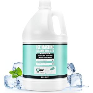 EUHOMY Max 33 Uses Ice Machine Cleaner Descaler (1 Gallon / 3.75L), 128 Fl OZ Ice Maker Cleaner, Ideal Universal Descaling Solution for All Brands Ice Maker, Single Use Coffee and Espresso Machines