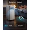 EUHOMY Portable Air Conditioners 10,000 BTU, 4-in-1 Air Conditioner Portable Up to 450 Sq.Ft. with Cool, Fan, Dehumidifier, Sleep, Portable AC Unit with LED Remote & 24H Timer, Installation Kits(10 000 BTU)