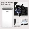 EUHOMY Portable Air Conditioners 10,000 BTU, 4-in-1 Air Conditioner Portable Up to 450 Sq.Ft. with Cool, Fan, Dehumidifier, Sleep, Portable AC Unit with LED Remote & 24H Timer, Installation Kits(16 000 BTU)