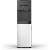 Euhomy 4-in-1 Water Dispenser with Ice Maker, Bottom-Loading Water Cooler Hot and Cold, Fits 3 & 5 Gallons, 33 lbs per Day Ice Production, Childproof Lock, for Home Office Kitchen, Black(White)